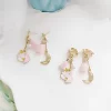 彩虹小馬月亮流蘇×軟墊三角耳夾-第3張