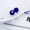 晶彩小圓珠×U型耳夾×藍紫-第2張