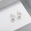 晶透粉櫻×U型耳骨耳夾-第5張