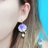 紫貝雀語花香×螺旋耳夾-第4張