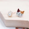 橘紋貓和珍珠肉球×不對稱耳環-第4張