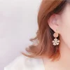 復古色咖系花朵×螺旋耳夾-第2張