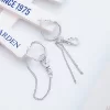 個性鎖扣鍊×不對稱吊墜耳環-第4張