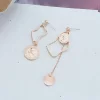 不規則希臘硬幣×不對稱吊墜耳環-第4張