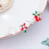 糖果棍聖誕襪×單邊六套件耳環組-第1張