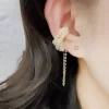 三層珍珠串流蘇×單邊磁吸耳夾-第6張