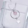 925銀飾×星墜莓晶圓環×鎖骨項鍊-第4張