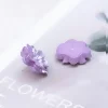 貝殼紫花×吊墜耳環-第5張