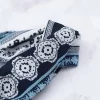 青花瓷雪紡紗×口罩防勒髮帶-第5張