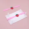 草莓兒童矽膠×二套件口罩延伸防勒帶-第3張