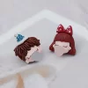 男孩女孩吹泡泡×不對稱吊墜耳環-第4張