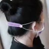 毛線鈕釦×二套件口罩延伸防勒帶×薰紫-第6張