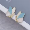 少女藍粉蝴蝶飛×螺旋耳夾-第1張