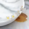 蜜黃×繽紛蝴蝶櫻桃小花 ×四套件耳環組-第4張