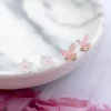 櫻粉×繽紛蝴蝶櫻桃小花 ×四套件耳環組-第4張