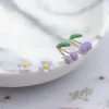 芋紫×繽紛蝴蝶櫻桃小花 ×四套件耳環組-第3張