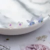 芋紫×繽紛蝴蝶櫻桃小花 ×四套件耳環組-第4張