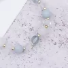 晶球貝殼花藍琉璃×固定式串珠手鍊-第4張