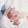 普普風橘藍霧面×穿戴式手指甲片×二十四入-第6張