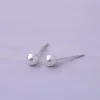 格子愛心領結珍珠×三套件耳環組-第3張