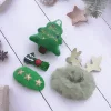綠色聖誕樹×四套件髮夾髮束組-第3張