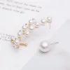 優雅珍珠排列×不對稱耳骨耳環-第2張