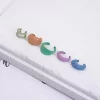 摩登多色×五套件U型耳骨夾組-第4張