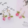 晶透草莓蝴蝶×螺旋耳夾-第4張
