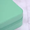 細紋皮革×拉鍊飾品盒×淺綠-第5張