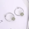 圓環小綠珠×耳扣-第1張