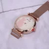 晶鑽小貓咪×磁吸造型型手錶×玫瑰金-第3張