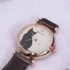 晶鑽小貓咪×磁吸造型型手錶×咖啡-第3張