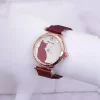 晶鑽小貓咪×磁吸造型型手錶×紅色-第1張