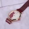 晶鑽小貓咪×磁吸造型型手錶×紅色-第2張