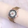 小雛菊×磁吸造型型手錶×金色-第1張