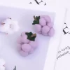 紫葡萄小毛球×螺旋耳夾-第3張