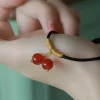 紅瑪瑙櫻桃×拉繩腳鍊-第5張