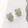 綠琉璃小兔×耳環-第1張