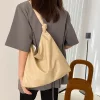 皮革素面扭結提帶×肩背包×卡其-第4張