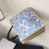 玉蘭開花×手提袋×藍色-第2張
