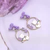 紫花小熊熊×三角耳夾-第2張
