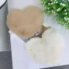 超軟萌毛愛心×鍊條斜背包×卡其-第3張