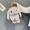 軟萌裝死兔×鍊條兩用後背包×灰色-第4張