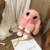 軟萌裝死兔×鍊條兩用後背包×橘粉-第3張