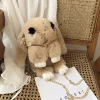 軟萌裝死兔×鍊條兩用後背包×卡其-第2張