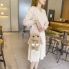 軟萌裝死兔×鍊條兩用後背包×卡其-第6張