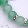 翠綠琉璃楓葉×固定式串珠手鍊-第3張