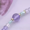 淡紫彩珠雙層×固定式串珠手鍊 -第4張
