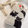 三隻黑貓×針織×斜背包×共二色-第5張