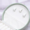 半月形皮革×小手提飾品盒×咖綠-第2張